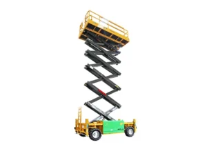 XCMG XG2225ERT Electric Rough Terrain Scissor Lift — 22 m working height, 750 kg rated load, 48V 630Ah battery, 14200 kg total weight