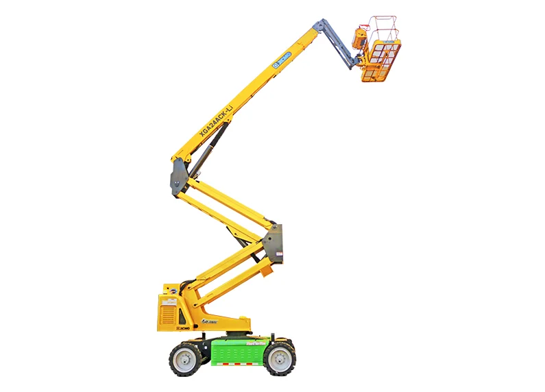 XCMG XGA24ACK-Li Electric Articulating Boom Lift — 23.6 m working height, 21.6 m platform height, 14.1 m working range, lithium battery powered