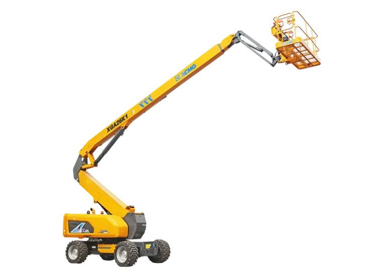XCMG XGA26K Articulating Boom Lift — 26.6 m working height, 19.5 m working range, 18.1 t total weight