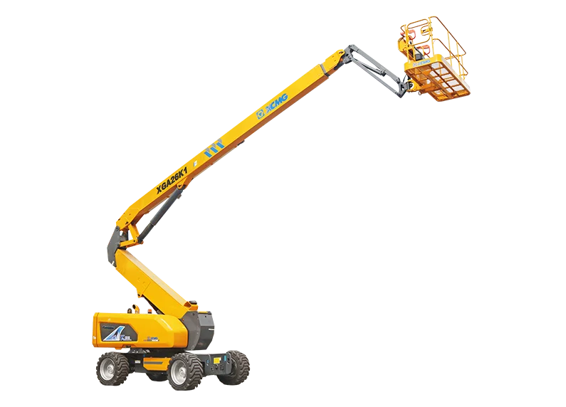 XCMG XGA26K Articulating Boom Lift — 26.6 m working height, 19.5 m working range, 18.1 t total weight