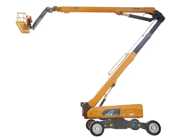 XCMG XGA48K Articulating Boom Lift — 48.7 m working height, 24.5 m working range, 27.38 t total weight