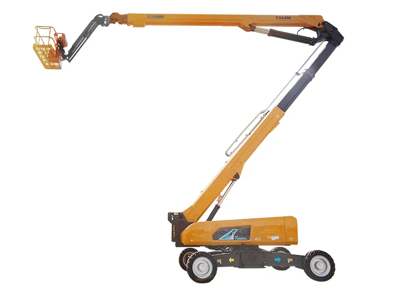 XCMG XGA48K Articulating Boom Lift — 48.7 m working height, 24.5 m working range, 27.38 t total weight