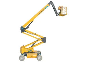 XCMG XGA60ACJ-ANSI Electric Articulating Boom Lift — 67 ft 7 in working height, 61 ft platform height, 564/771 lbs dual capacity, ANSI certified