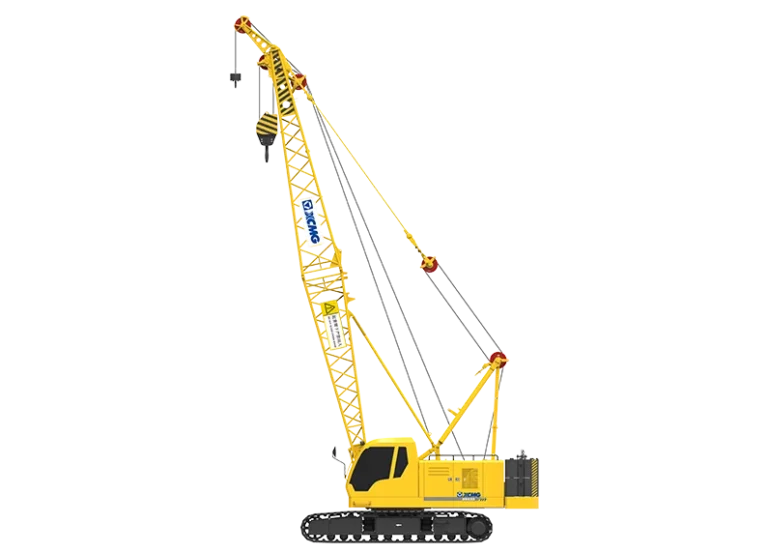 XCMG XGC55 Lattice Boom Crawler Crane — 55 ton, 52 m boom, 203.5 t.m load moment, Weichai WP7 engine