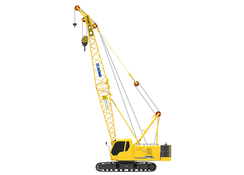 XCMG XGC55 Lattice Boom Crawler Crane — 55 ton, 52 m boom, 203.5 t.m load moment, Weichai WP7 engine