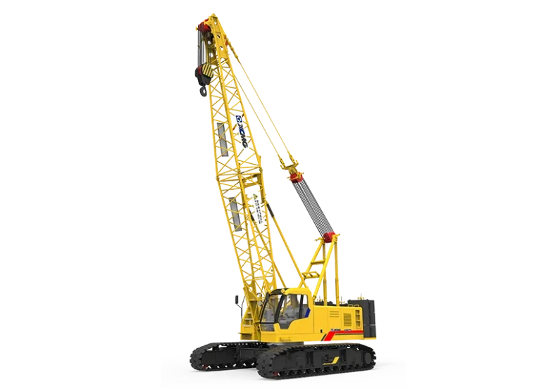 XCMG XGC75 Lattice Boom Crawler Crane — 75 ton, 58 m boom, 286 t.m load moment, Weichai WP7 engine