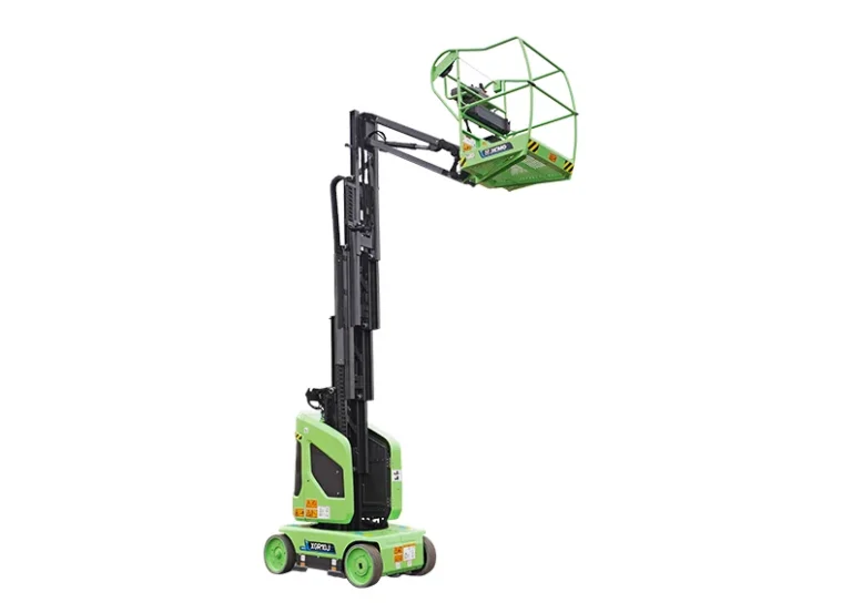 XCMG XGR10J Mast Lift — 10.1 m working height, 200 kg lift capacity, 24V/265Ah battery electric drive