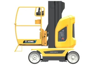 XCMG XGR20ACJ-ANSI Mast Lift — 26'11'' working height with jib, 441 lb lift capacity, ANSI-compliant 24V/265Ah electric