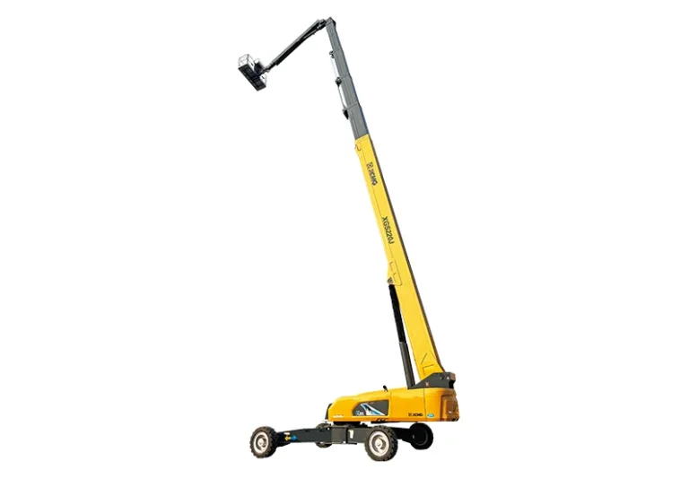 XCMG XGS220J-ANSI Telescopic Boom Lift — 228'4'' (69.6 m) working height, ANSI-certified 661/1014 lb capacity, 78,044 lb