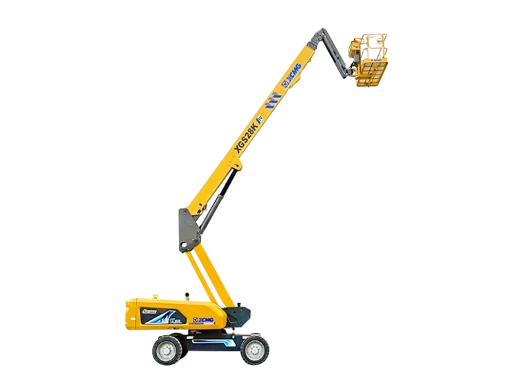 XCMG XGS28K(III) Telescopic Boom Lift — 28.8 m working height, 300/460 kg platform capacity, 15.9 t