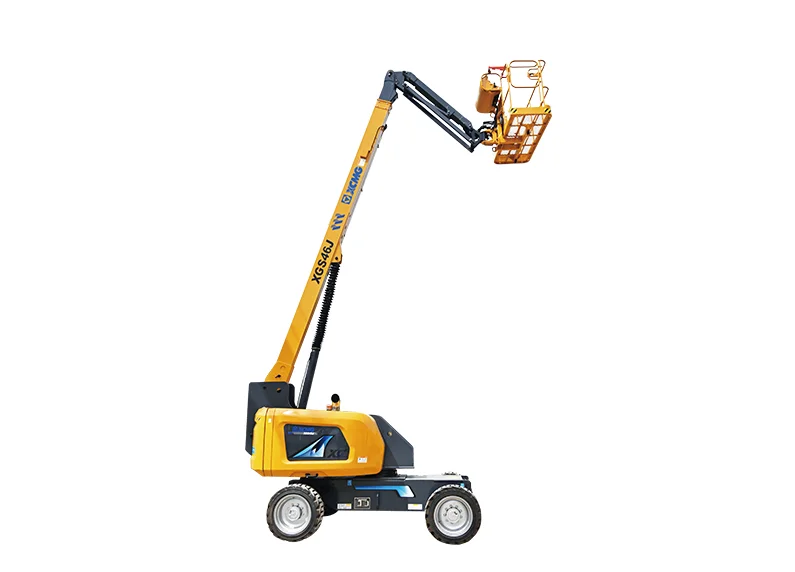 XCMG XGS46J-ANSI Telescopic Boom Lift — 52'6'' (16 m) working height, ANSI-certified 529/705 lb capacity, 17,747 lb
