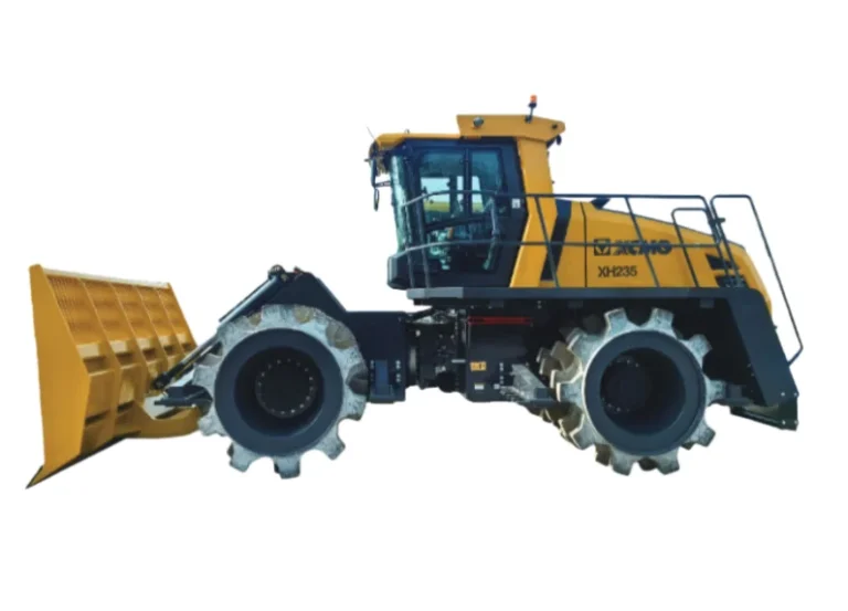 XCMG XH235 Backfill Compactor — 24,800 kg, 3,820 mm width, Cummins 194 kW, EU Stage III