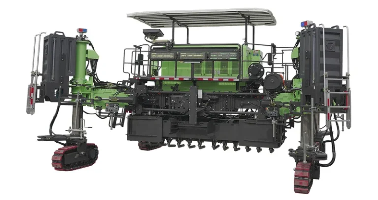 XCMG XHT805HEV Slipform Paver — 3-6 m paving width, range-extended hybrid powertrain, 25 m/min paving speed