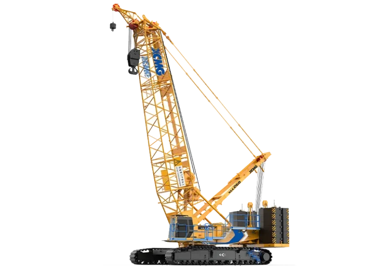 XCMG XLC260 Lattice-Boom Crawler Crane — 260 ton, 24-93 m boom range with tower jib, for subway, HSR, ports, shipyards, and energy installation