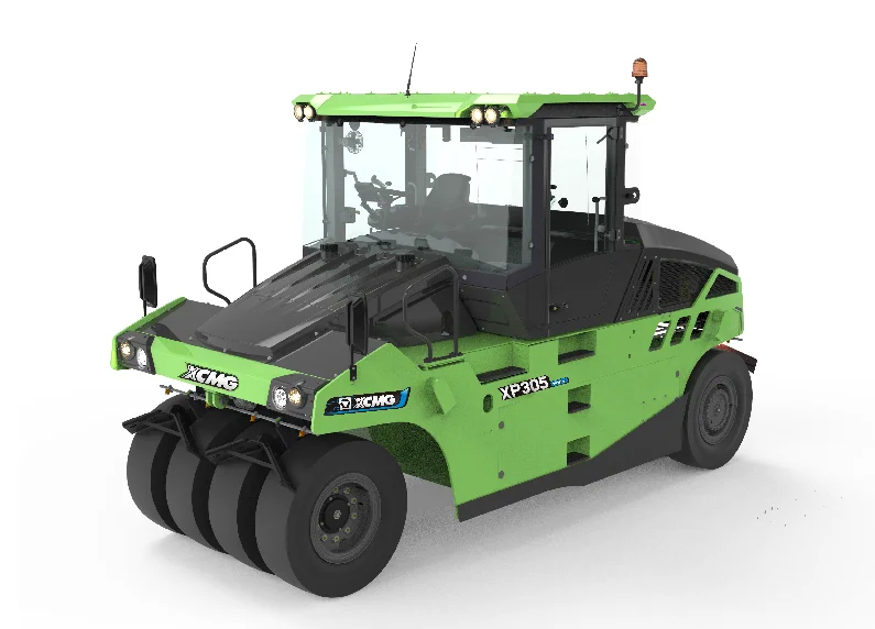 XCMG XP305HEV Hybrid Pneumatic Roller — 30,000 kg, 2,360 mm width, 30.37 kWh battery