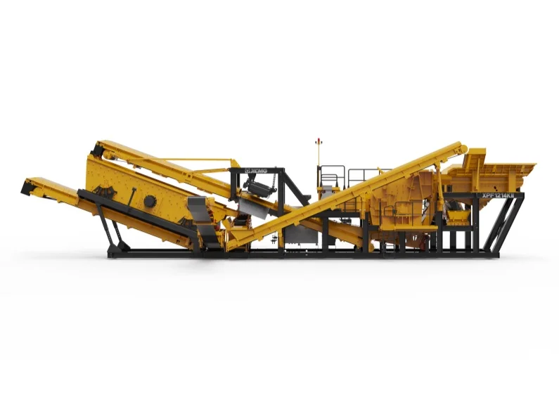XCMG XPF1214K Movable Impact Crushing Station - 80-350 t/h, 1-layer screen, materials up to 120 MPa hardness