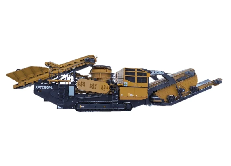 XCMG XPY1300D Movable Cone Crushing Station — 140-635 t/h, 72.76 t curb weight, diesel