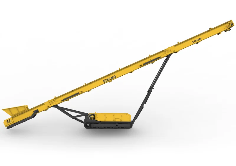 XCMG XYS1020 Mobile Conveyor - 450 t/h max disposal, 8.7 m discharge height, 15 t curb weight, 12 degree gradeability