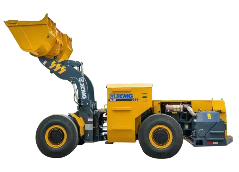 XCMG ZL50E Underground Loader — 2.5 m3 bucket, 5000 kg rated load, 162 kW diesel, low-profile cab