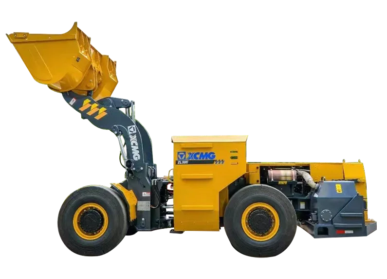 XCMG ZL50E Underground Loader — 2.5 m3 bucket, 5000 kg rated load, 162 kW diesel, low-profile cab