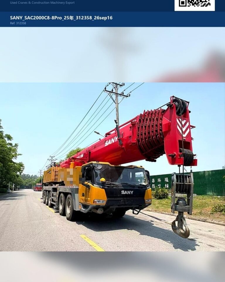SANY SAC2000C8-8Pro All Terrain Crane (Used, 2025)