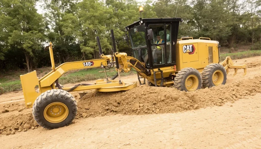 CAT 140 GC Motor Grader — new 17.4 t motor grader, Cat C7.1 131 kW, 3.7 m blade
