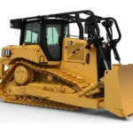 CAT D6 VPAT arrangement with cab guarding and rear ripper