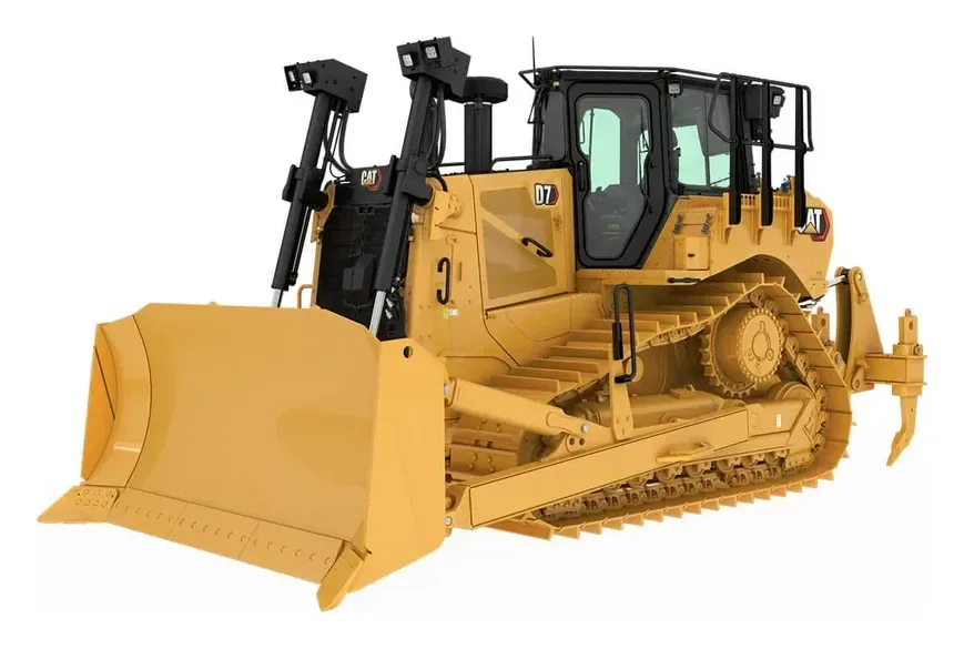CAT D7 Bulldozer — new 29.8 t crawler dozer, Cat C9.3B 197 kW